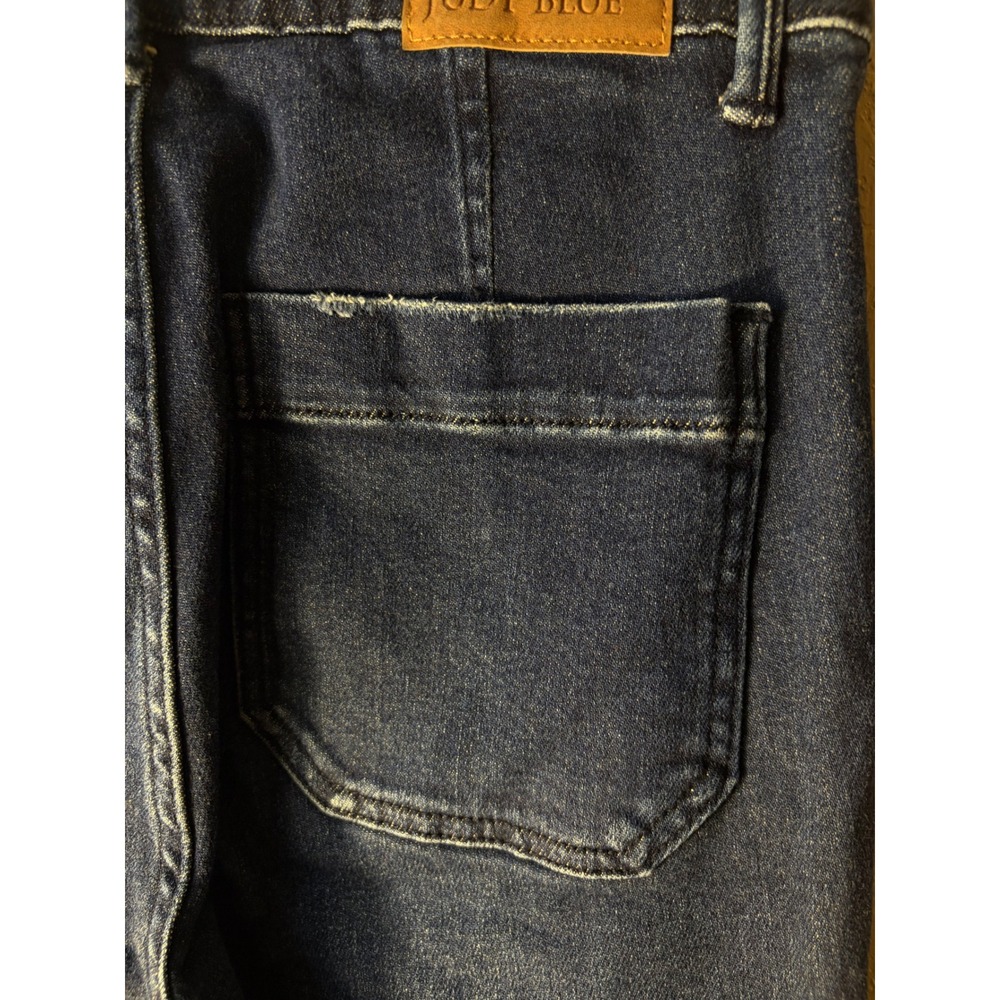 Judy Blue Los Angeles Dark Wash Denim Jogger Jeans Size 7/28 Drawstring Waist - Picture 7 of 11